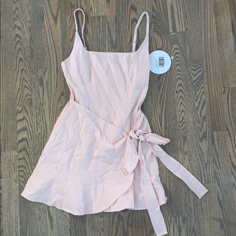 Princess Polly Cottage Hill Mini Dress Blush